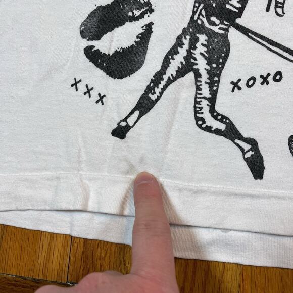 Vintage 90s SCHWING Single Stitch T-Shirt Large Fruit Of Loom USA Waynes World - Picture 4 of 13